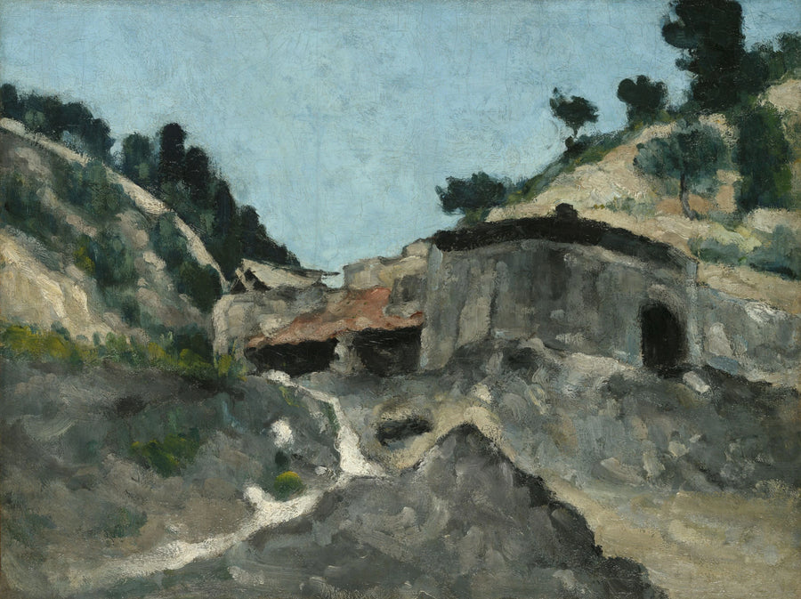 Paisagem com moinho d'água - Paul Cézanne