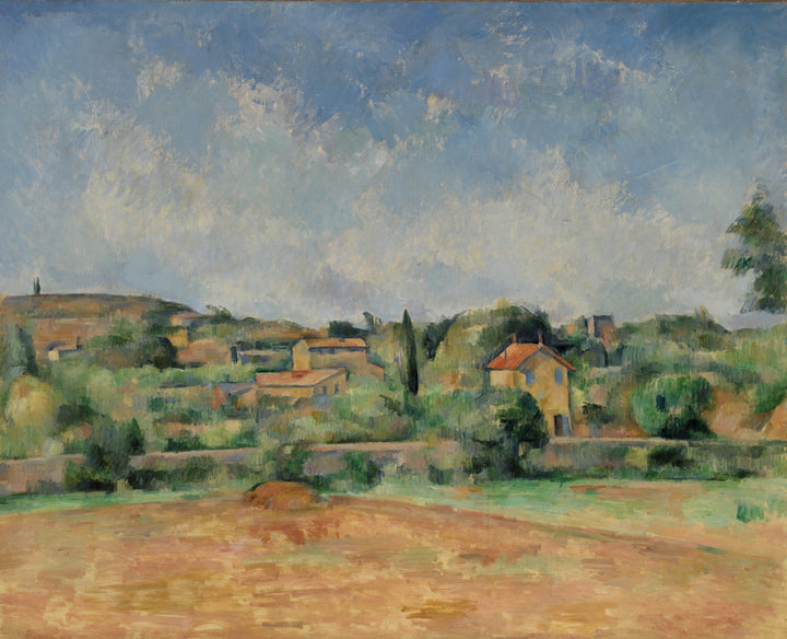A Plaine de Bellevue, também conhecida como Les Terres rouge, 1890 -1892 - Paul Cézanne