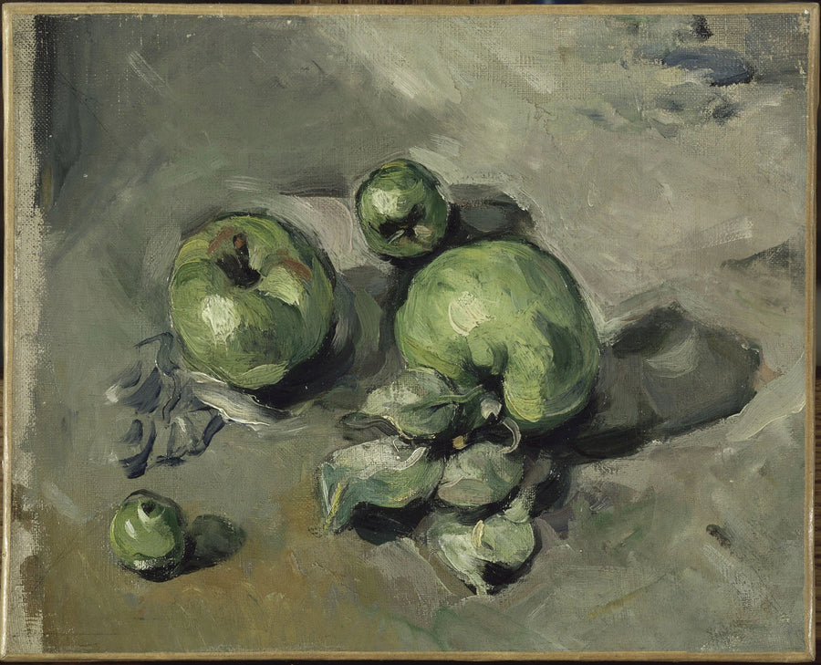 Maçãs verdes - Paul Cézanne