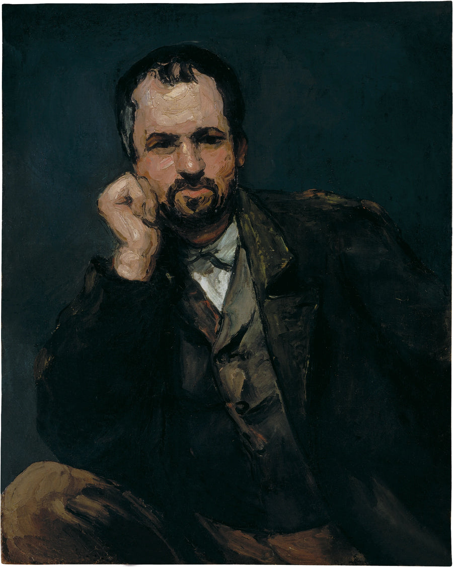 Retrato de homem - Paul Cézanne