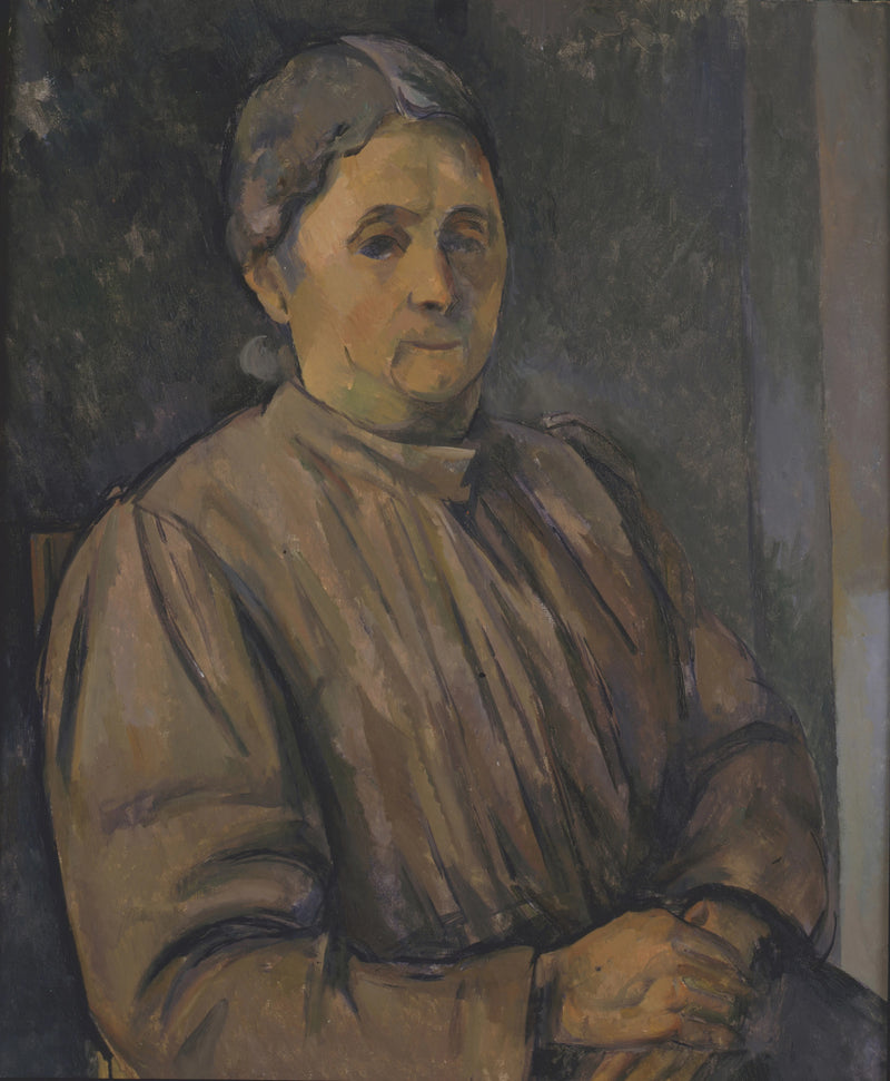 Retrato de mulher - Paul Cézanne