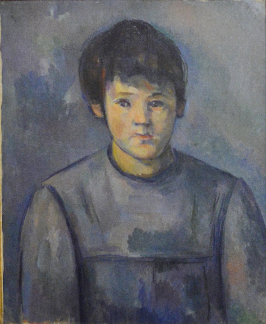 Retrato de menina - Paul Cézanne