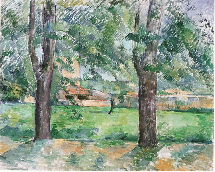 Pradaria e fazenda do Jas de Bouffan - Paul Cézanne