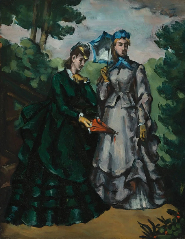 A Caminhada, 1871 - Paul Cézanne