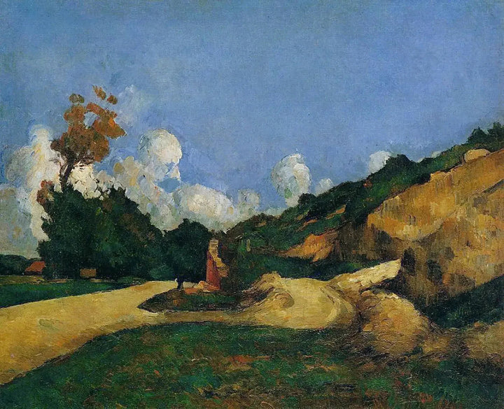A Estrada, por volta de 1871 - Paul Cézanne