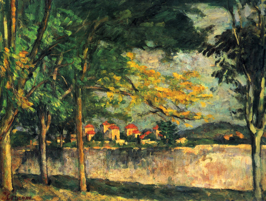 A Estrada; O Muro de Cintura - Paul Cézanne