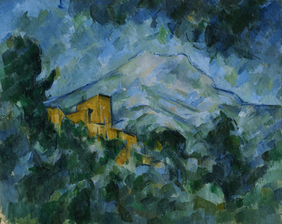 A Montanha Sainte-Victoire e Château Noir - Paul Cézanne