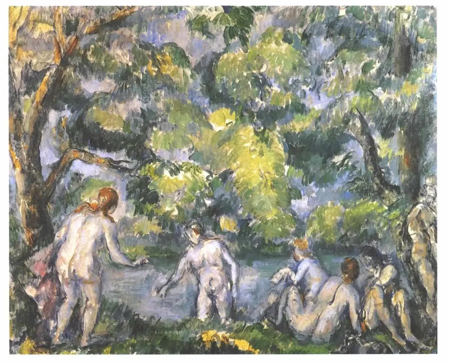Seis banhistas; As Ondinas - Paul Cézanne