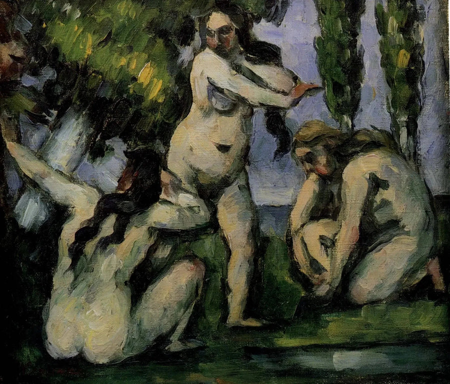 Três Banhistas - Paul Cézanne