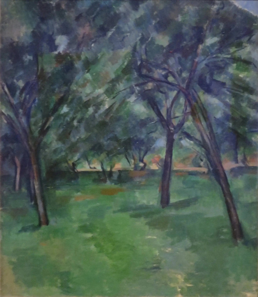 Um pomar fechado - Paul Cézanne