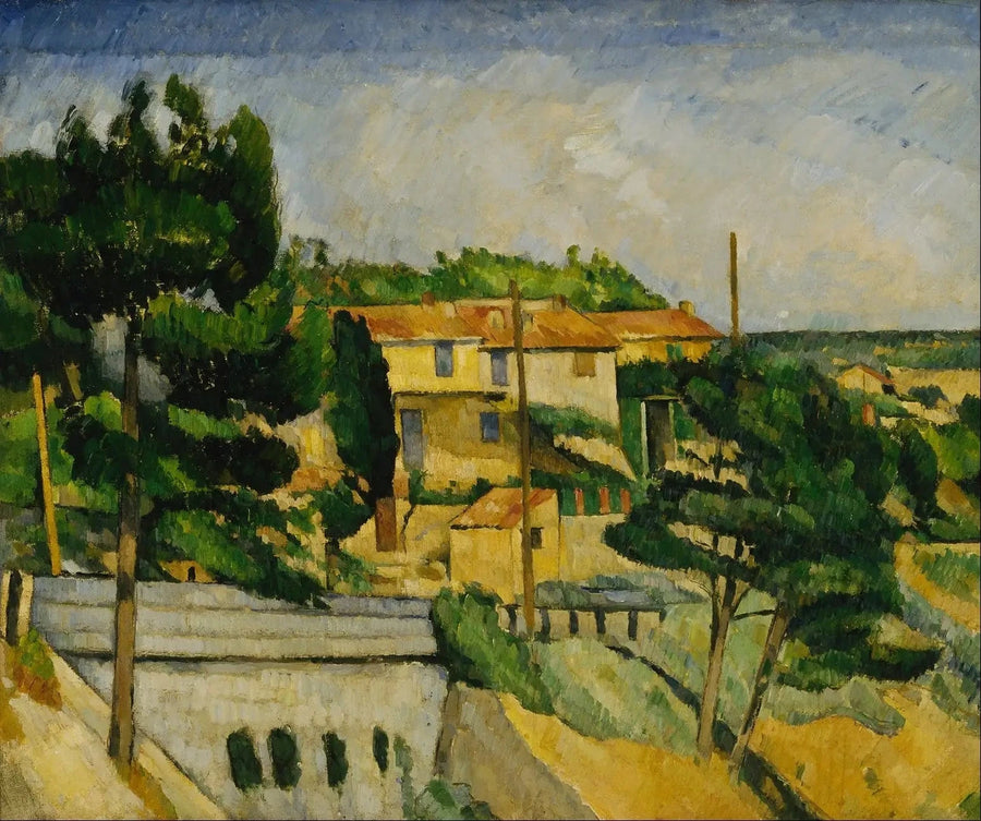 O Viaduto em l'Estaque - Paul Cézanne