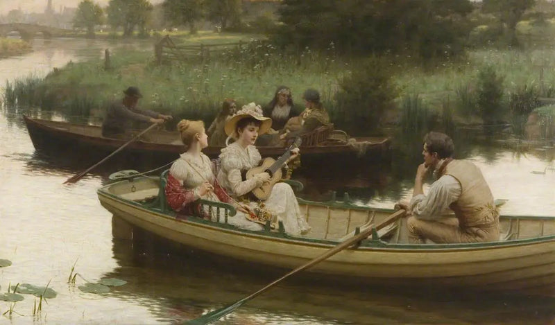 Tristeza e canção - Edmund Blair Leighton