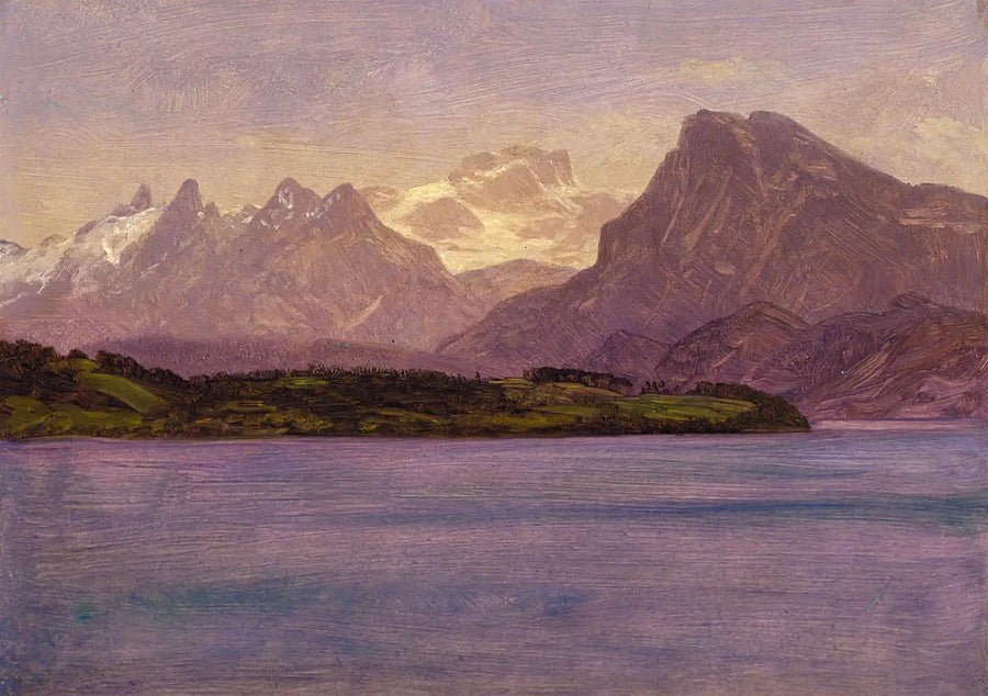 Cadeia Costeira do Alasca - Albert Bierstadt