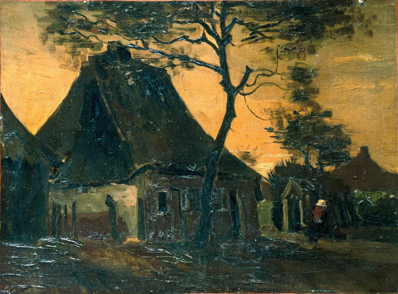 Chalé arborizado - Vincent van Gogh
