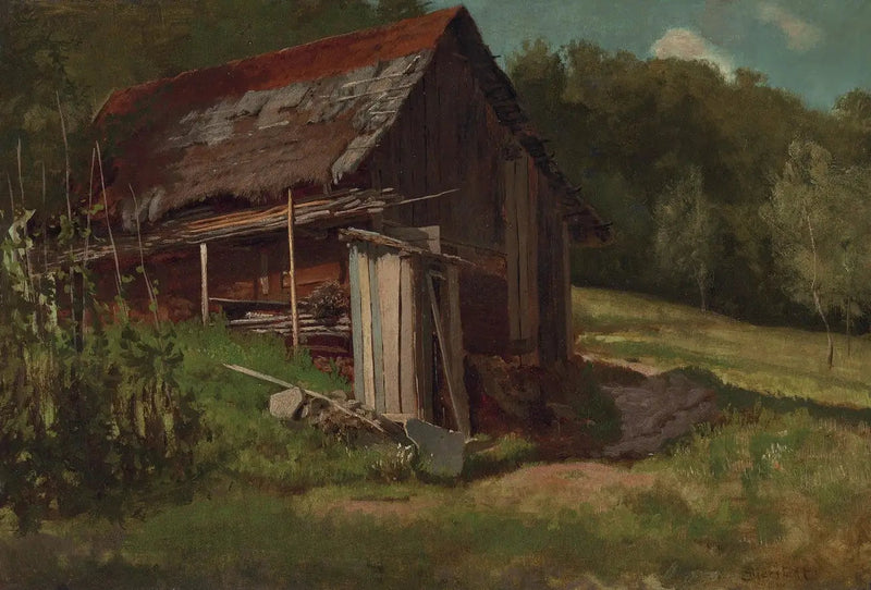 Chalé de montanha suíço - Albert Bierstadt
