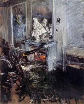 Quarto de um pintor - Giovanni Boldini