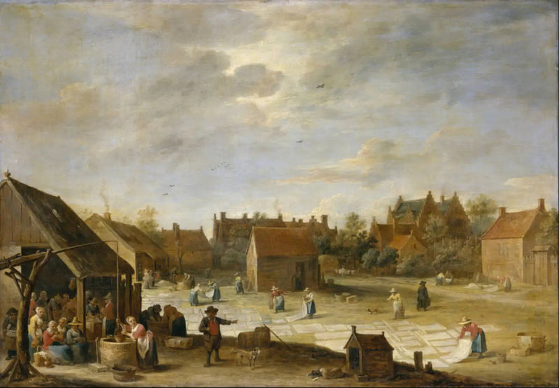Campo de branqueamento - David Teniers Júnior