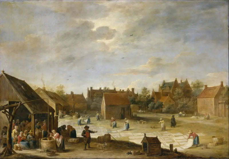 Campo de branqueamento - David Teniers Júnior