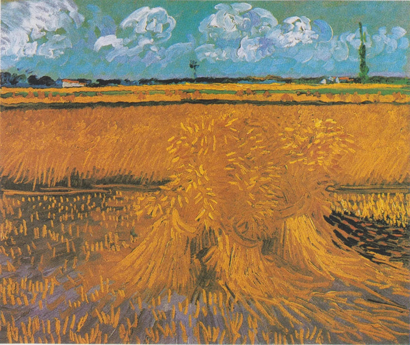Campo de trigo com feixes - Vincent van Gogh
