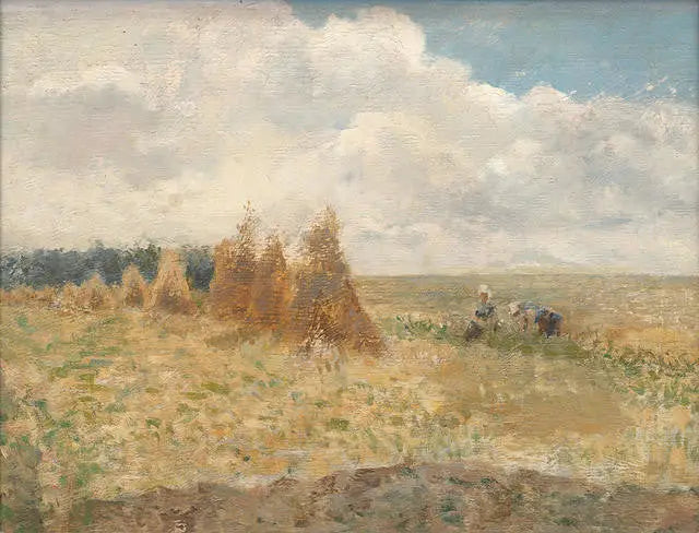 Campo de trigo - Eugène Boudin