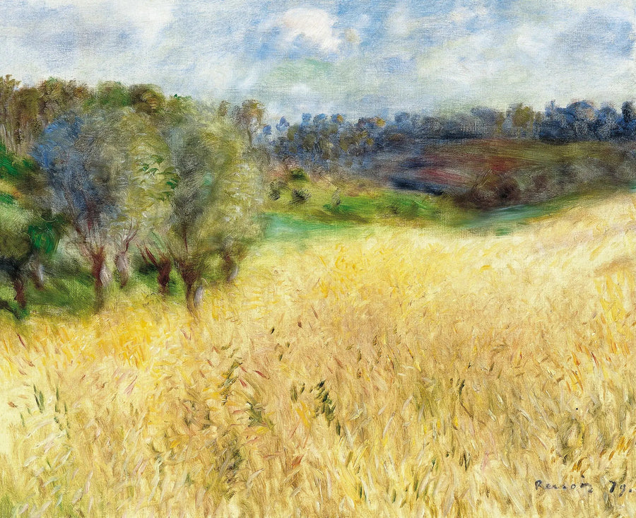 Campo de trigo - Pierre-Auguste Renoir