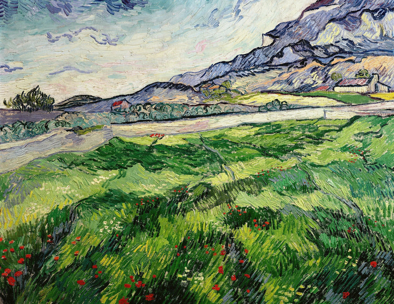 Campo de trigo verde - Vincent van Gogh