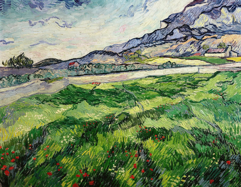 Campo de trigo verde - Vincent van Gogh
