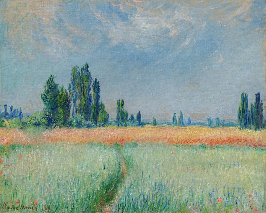 Campo de trigo W676 - Claude Monet