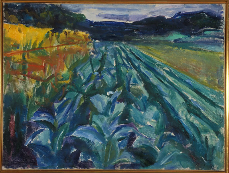 campo de repolho - Edvard Munch