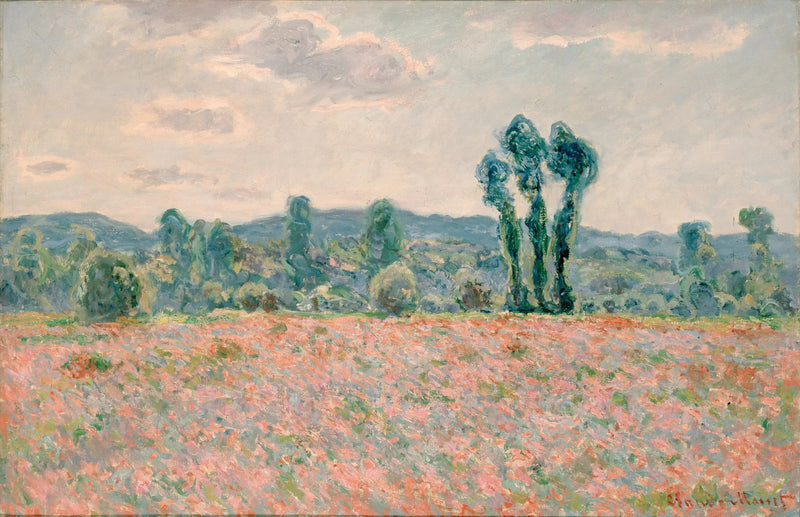 Campo de papoulas - Claude Monet