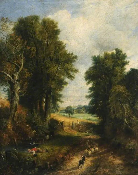 Campo de milho (estrada rural) - John Constable