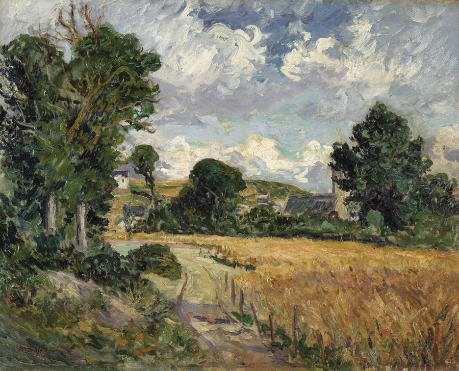 Campo de milho no vale de Saint-Jean-du-Doigt - Maxime Maufra