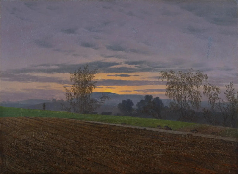 Campo arado - Caspar David Friedrich