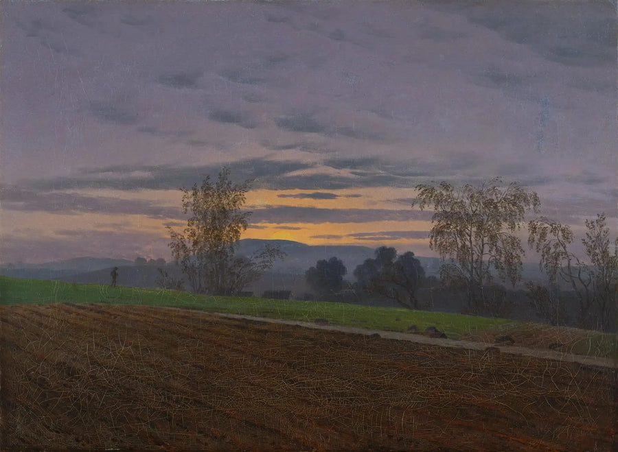 Campo arado - Caspar David Friedrich