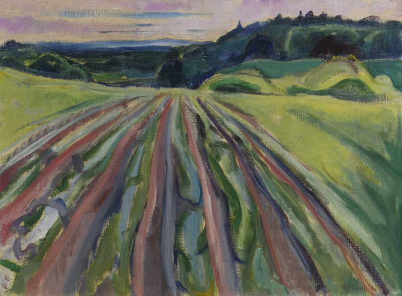 campo arado - Edvard Munch