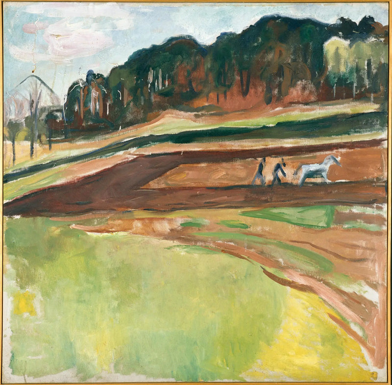 campo arado - Edvard Munch