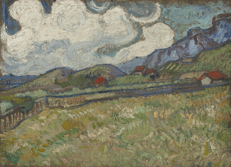 O campo de trigo atrás do hospital Saint-Paul, Saint-Rémy - Vincent van Gogh