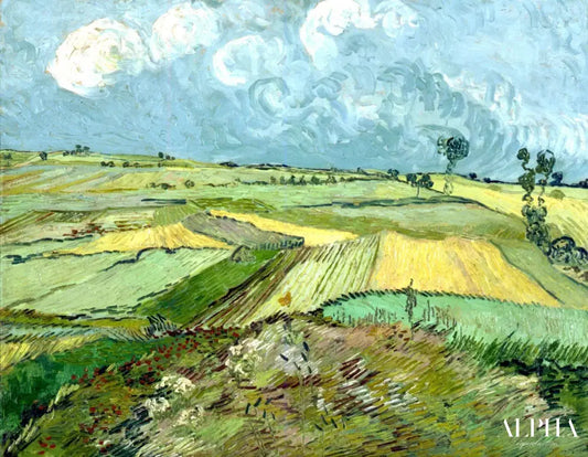 Champs de blé après la pluie - Van Gogh - Reproductions de tableaux et peintures haut de gamme