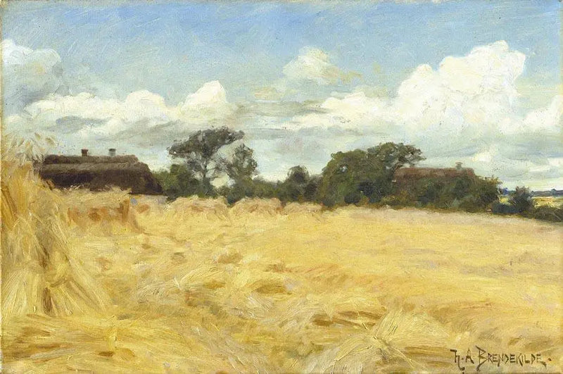 Campos de trigo. - H. A. Brendekilde