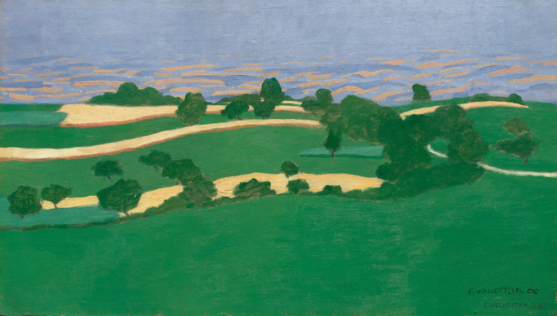 Campos de milho - Félix Vallotton