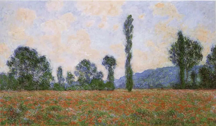 Campos de papilas - Claude Monet