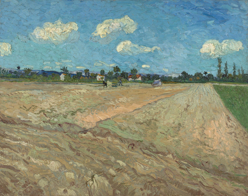 Campos arados - Vincent van Gogh