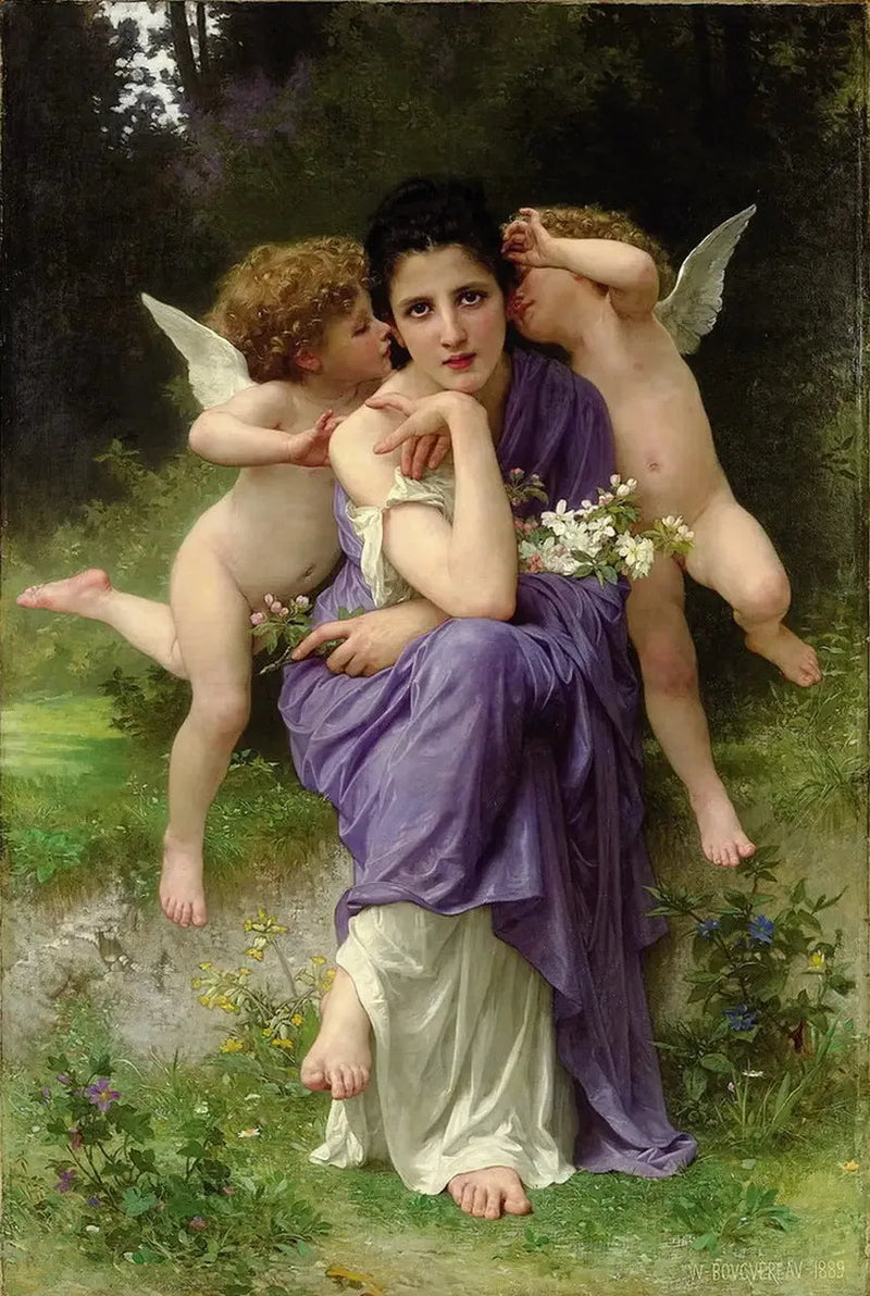 Canções de primavera - Bouguereau