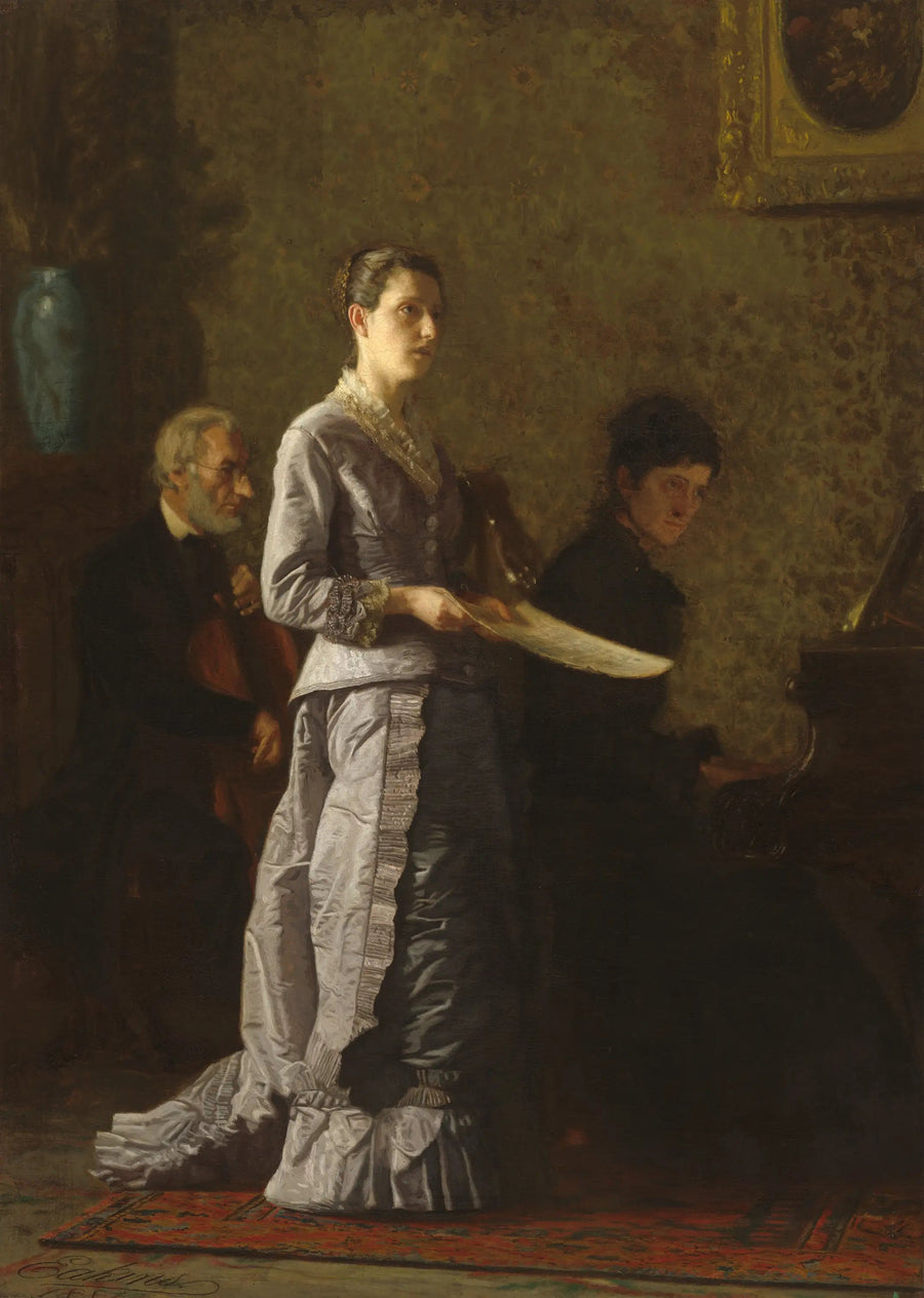Cantar uma canção patética - Thomas Eakins