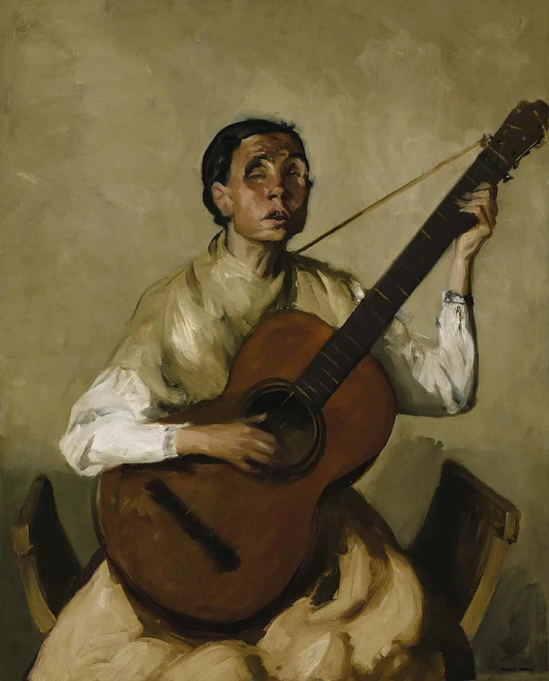 Cantor espanhol cego - Robert Henri