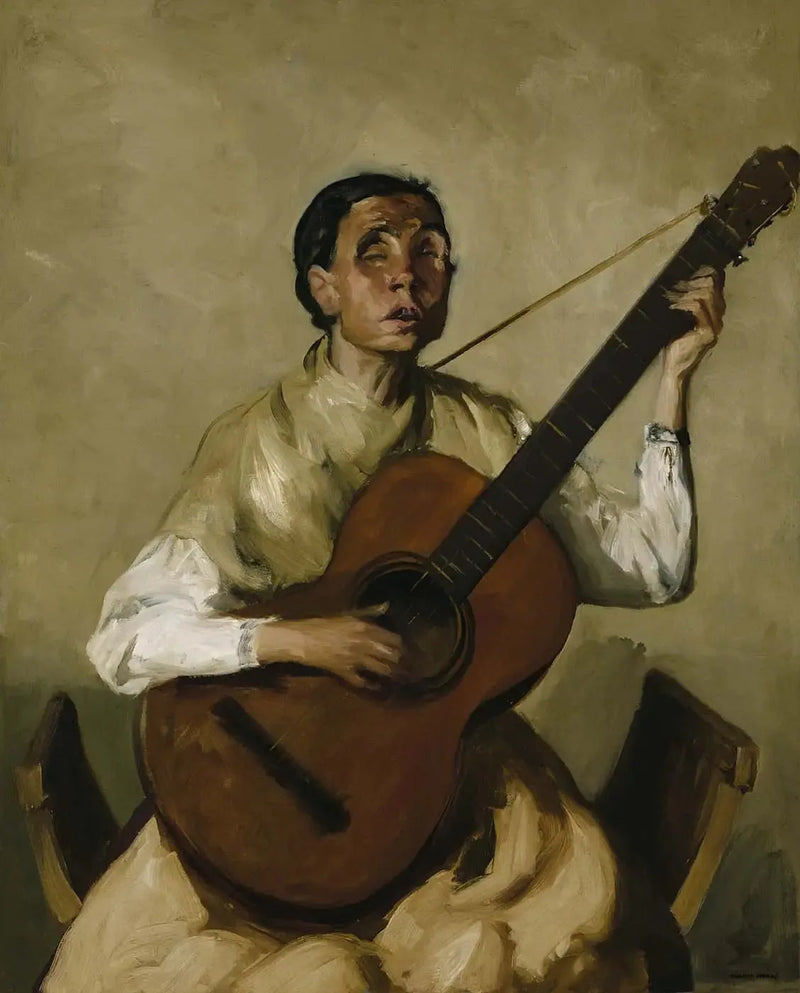 Cantor espanhol cego - Robert Henri