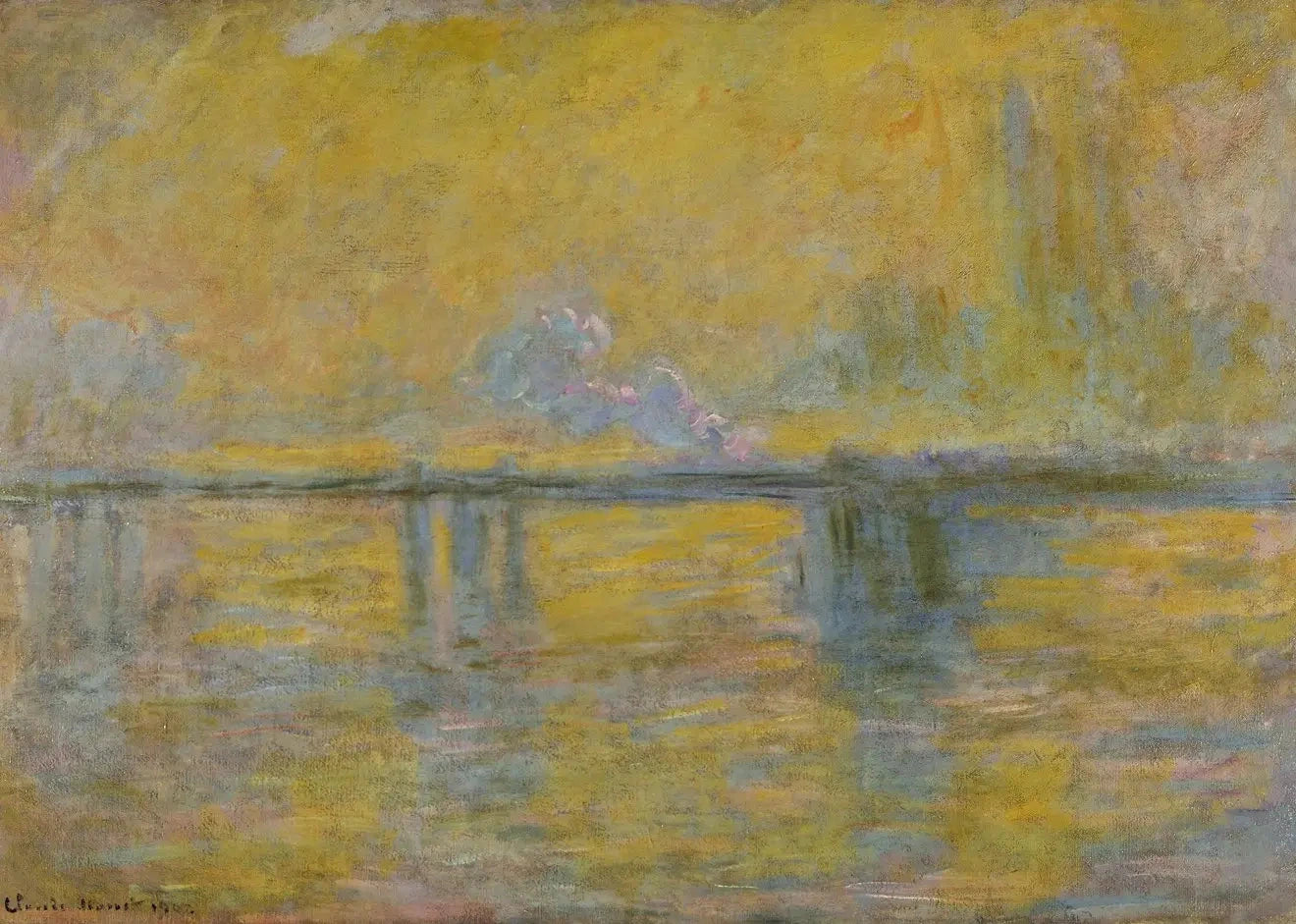 Pont de Londres, Charing Cross Bridge de Claude Monet, 1902 – Chartwell NT 1102455