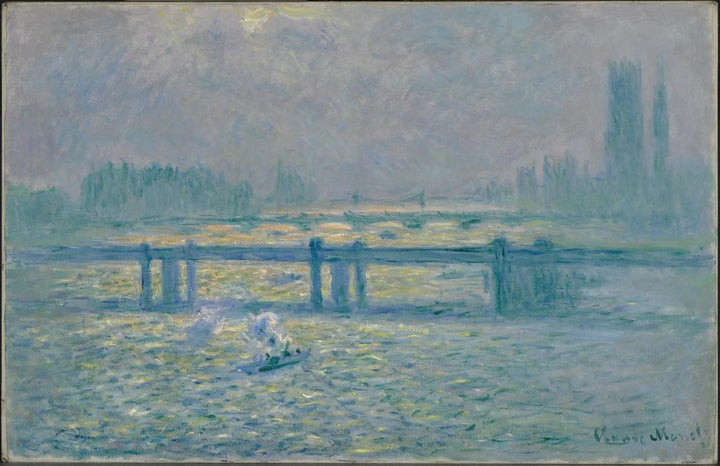 Charing Cross Bridge, reflexões sobre o Tâmisa - Claude Monet