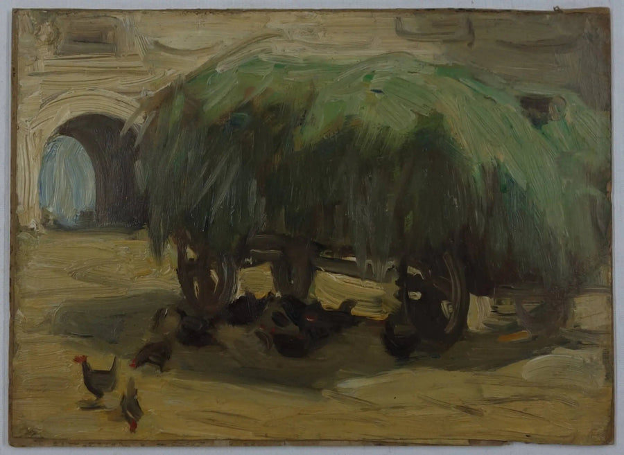 carro de feno - Franz Marc