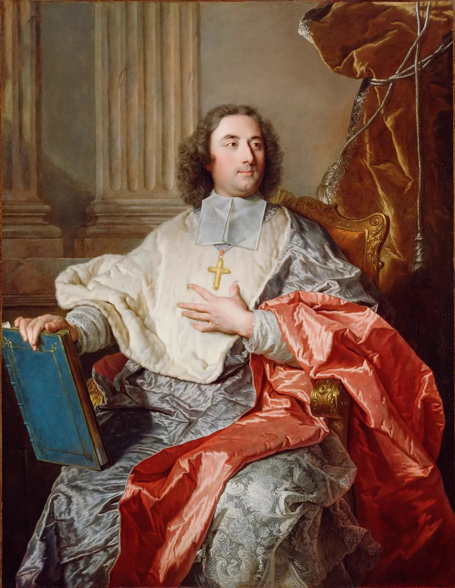 Charles de Saint-Albin (1698-1764), arcebispo de Cambrai - Hyacinthe Rigaud